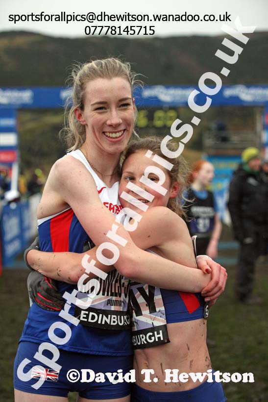 Junior womens Great Edinburgh Cross Country. Photo: David T. Hewitson/Sports for All Pics